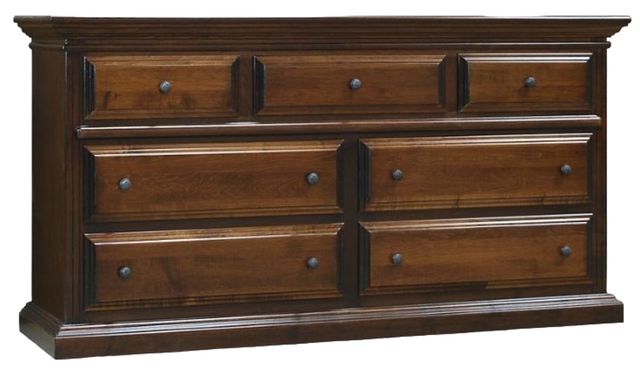 Wolfcraft Furniture McKinley Brown 7-Drawer Dresser-0