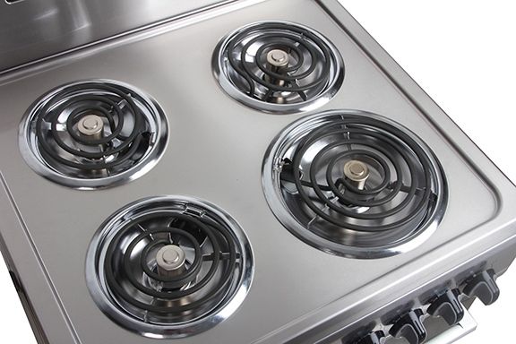 Avanti® 24" Stainless Steel Freestanding Electric Range-3