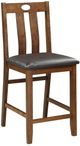 Mazin Furniture Weston 5-Piece Brown Pack Counter Height Set-4