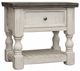 International Furniture Direct Stone 4-Piece Ivory Two Tone Queen Bedroom Set-3