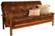 Kodiak Furniture Oregon Trail Saddle 8" Coil Hinged Innerspring Full Futon Mattress -0