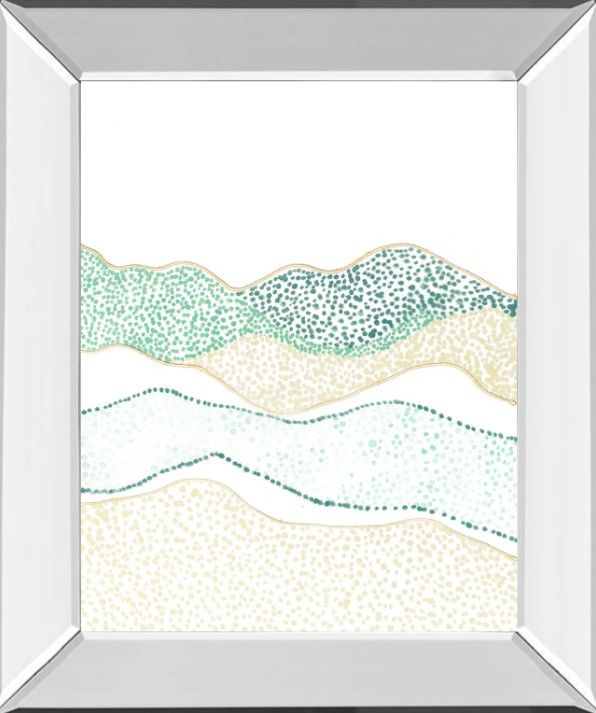 Classy Art Terra Dots II by Vanna Lam Mirrored Frame Wall Art-0