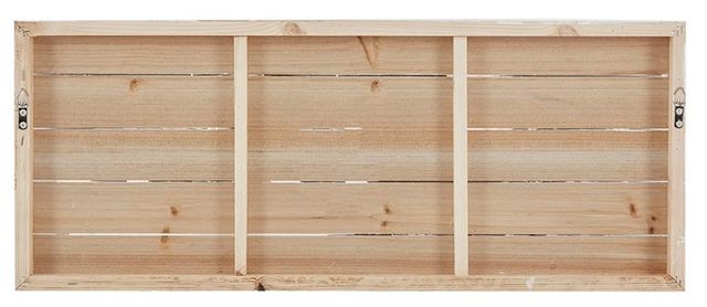 Olliix by Madison Park Perched Birds Grey and White Hand Painted Wood Plank-3