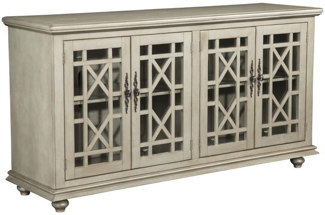 Martin Svensson Elegant Antique Silver Media Console-0