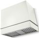 AGA Loge 36" White Wall Mounted Range Hood with Brushed Nickel Trim-0