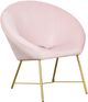 TOV Furniture by TOV Slashed Blush Nolan Velvet Chair-1