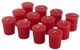 A & B Home Red Unscented Soy Wax Votive Candles-0