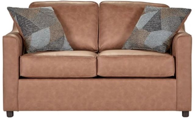 Hughes Furniture® 13400 Perle Hazelnut Loveseat-0