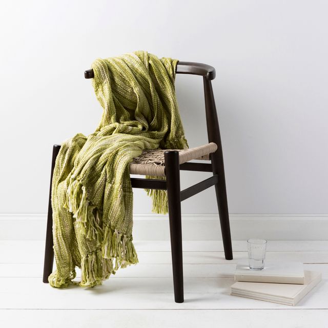 Surya Teegan 55"x78" Lime Throw Blanket-4