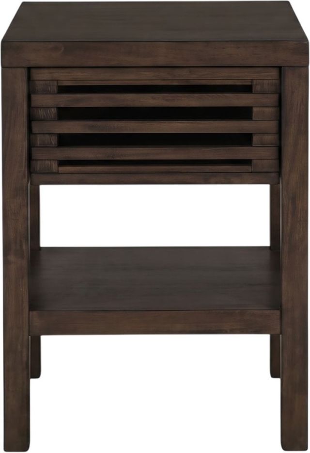 Sunny Designs™ Noah Coffee Bean Chair Side Table with Drawer-3