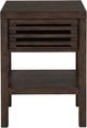 Sunny Designs™ Noah Coffee Bean Chair Side Table with Drawer-3