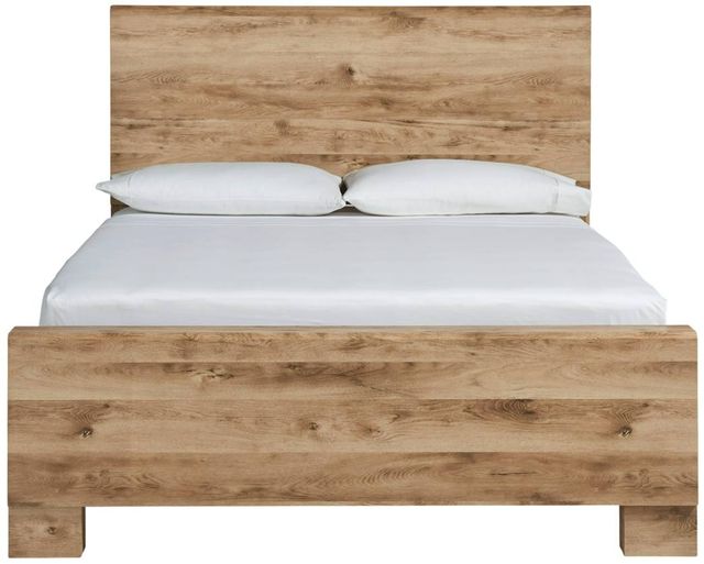 Signature Design by Ashley® Hyanna Tan Brown King Panel Bed-1
