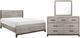 Homelegance® Zephyr 3-Piece Light Gray Queen Panel Bedroom Set-1