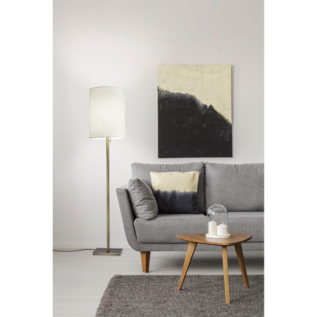 Adesso® Liam Antique Brass Floor Lamp-1