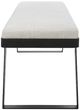 Uttermost® Hover Black/White Modern Bench-4