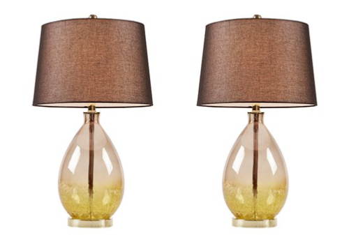 Olliix by 510 Design Cortina Gold Table Lamp Set Of 2-1