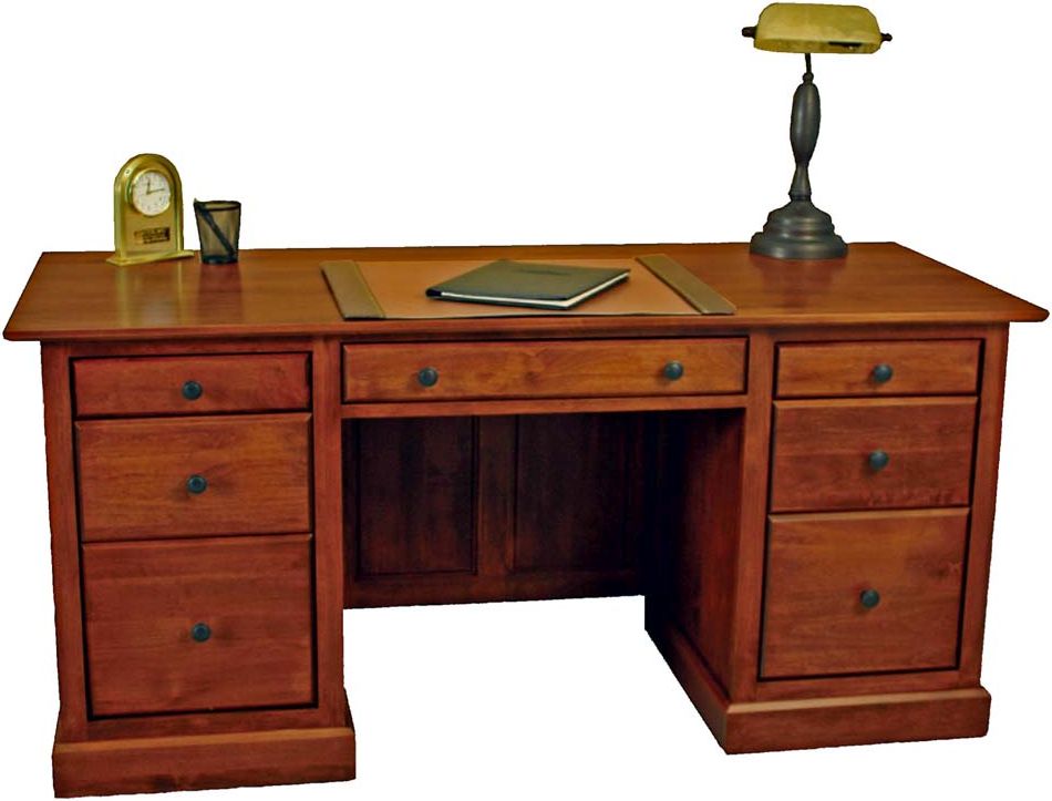 Archbold Furniture Customizable Alder Shaker Executive Desk