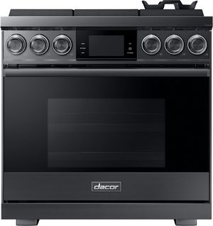 Dacor Contemporary 36" Graphite Stainless Steel Pro Style Natural Gas Range