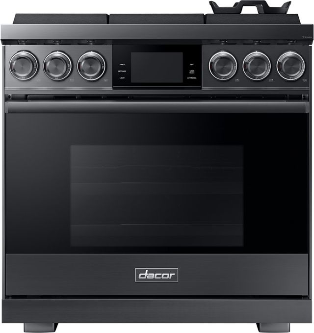 Dacor® Contemporary 36" Graphite Stainless Steel Pro Style Natural Gas Range-0