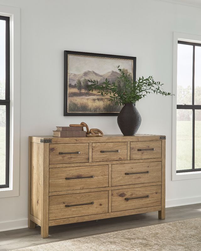 Signature Design by Ashley® Ridgester Light Brown Dresser-2