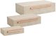 StyleCraft Norman Wyatt Home 3-Piece Camilla Neutral Leather Accessory Boxes-0