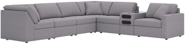 Signature Design by Ashley® Modmax 7-Piece Granite Modular Sectional with Audio Console-0