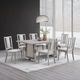 ACME Furniture Marta 2-Piece Gray Upholstered Dining Side Chair Set-1