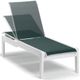 Telescope Casual Leeward MGP Sling Lay-flat Stacking Armless Long Frame Chaise with Wheels-1
