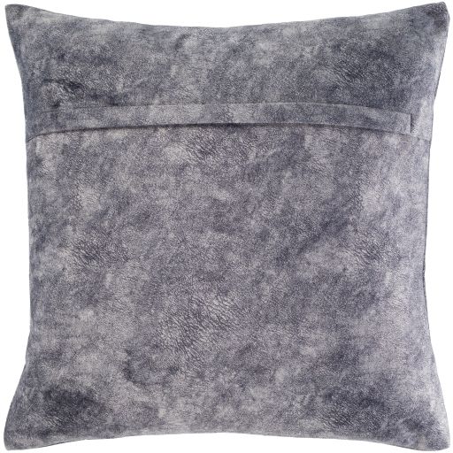 Surya Collins Medium Gray 20"x20" Toss Pillow with Down Insert-2