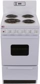 Premier 20" White Freestanding Electric Range-0