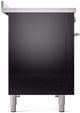 Ilve® Professional Plus II 48" Glossy Black Pro Style Induction Range-4