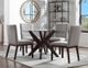 Steve Silver Co.® Amalie Camel Linen/Walnut Upholstered Side Chair-4