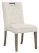 Fairfield® Customizable Entree Dining Pull Short Back Armless Stack Dining Chair with Mica Legs and Buttons-0