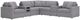 Signature Design by Ashley® Modmax 7-Piece Granite  L-Shape Balanced Sectional with Audio and Storage Consoles-0