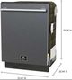 FORNO® Romano Espresso 24" Black Top Control Built In Dishwasher -1