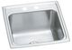 Elkay Lustertone® Lustrous Satin 19.5'' 2-Hole Single Bowl Drop-in Laundry Sink with Perfect Drain®-0