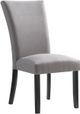 Elements International Beckley Black/Dark Grey Side Chair-0