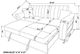 Global Furniture USA U0211 Navy Sofa Bed-2