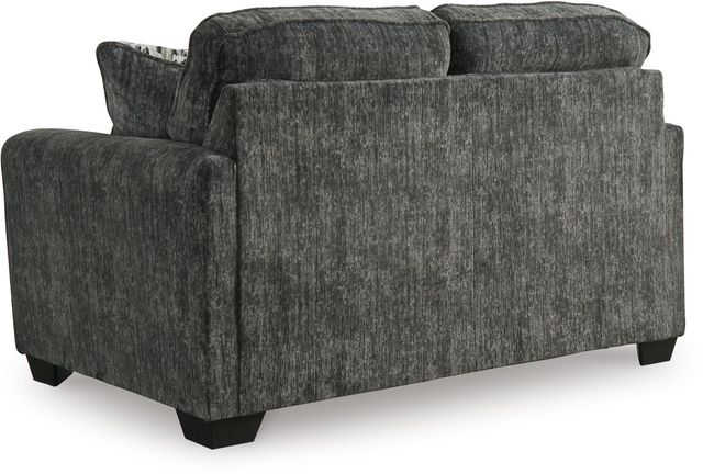 Signature Design by Ashley® Lonoke Gunmetal Loveseat-1