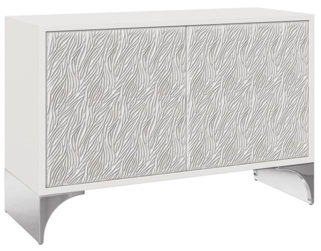 Bernhardt Stratum Fossil White Door Chest-0