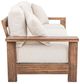 International Furniture Direct Duna Lacquer Brown/Pearl Upholstered Sofa-3