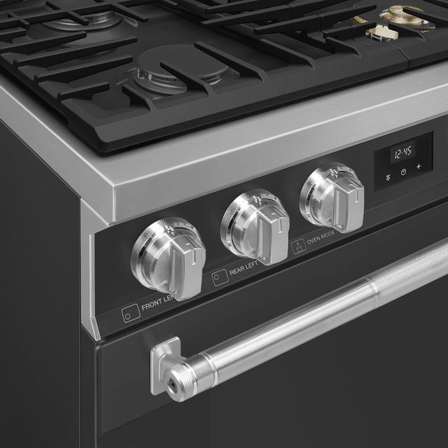 Smeg Professional 30" Stainless Steel Pro Style Gas Range-2