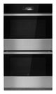 Jennair® NOIR™ 30" Stainless Steel Double Electric Wall Oven with V2™ Vertical Dual-Fan True Convection with Advanced Temperature Precision-4
