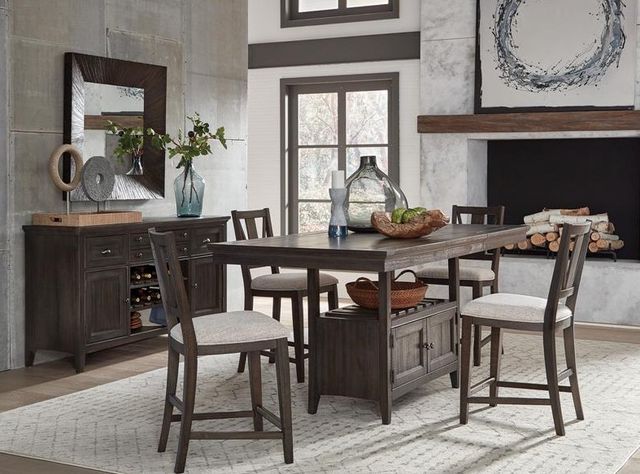 Magnussen Home® Westley Falls Baja Fog/Graphite Counter Chair-1