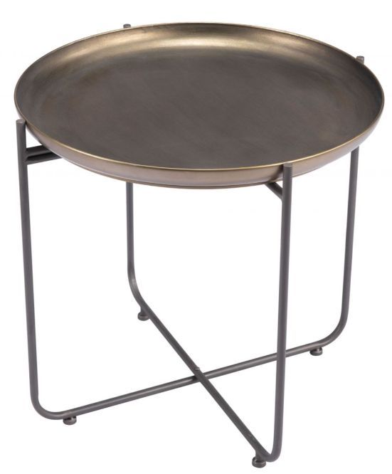 Zuo® Modern Bronson Bronze Side Table-3