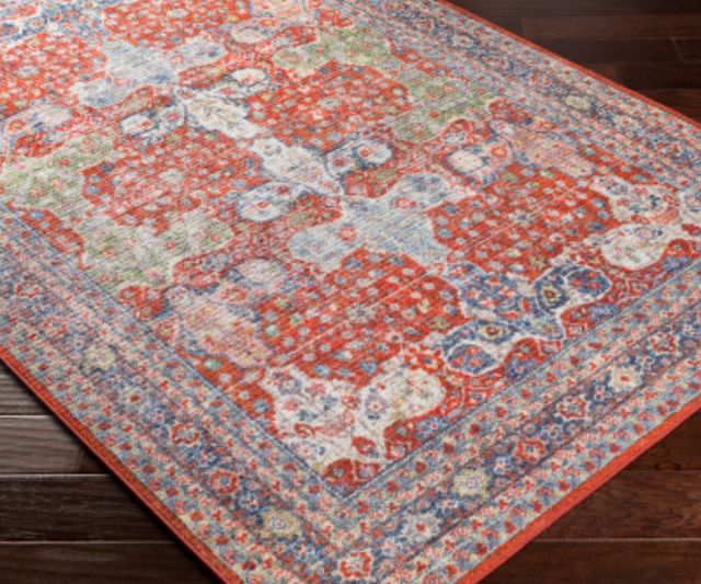 Surya Leicester Red 4'x6' Area Rug-2