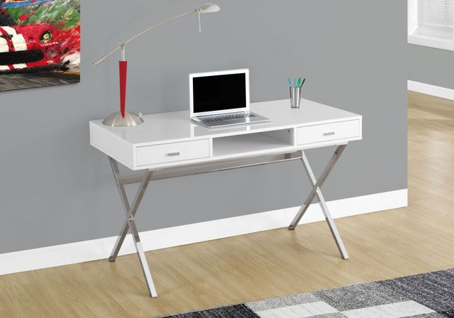 Monarch Specialties Inc. White 48" Computer Desk-1