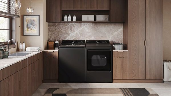 LG 5.5 Cu. Ft. Matte Black Top Load Washer