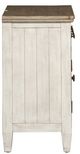 Liberty Furniture Heartland Two-Tone Antique White/Tobacco Bedside Chest-3