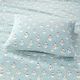 Olliix by True North by Sleep Philosophy Blue Snowmen King Cozy 100% Cotton Flannel Printed Sheet Set-2